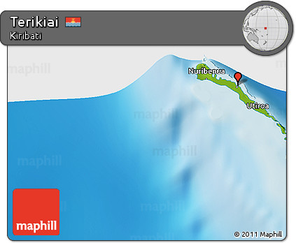 Physical 3D Map of Terikiai