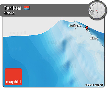 Political 3D Map of Terikiai
