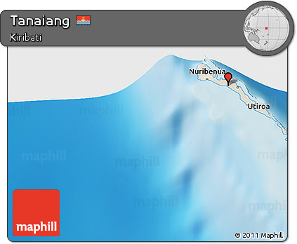 Shaded Relief 3D Map of Tanaiang