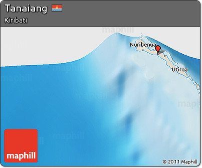 Shaded Relief 3D Map of Tanaiang