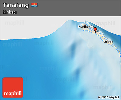 Shaded Relief 3D Map of Tanaiang