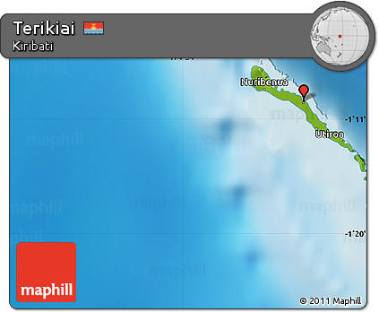Physical Map of Terikiai