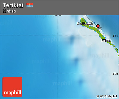 Physical Map of Terikiai