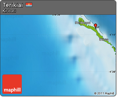 Physical Map of Terikiai