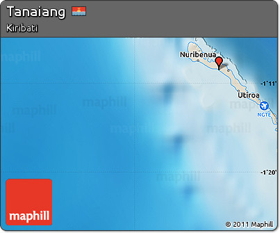 Shaded Relief Map of Tanaiang