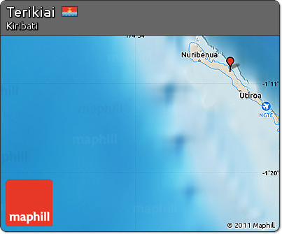 Shaded Relief Map of Terikiai