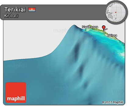 Satellite Panoramic Map of Terikiai