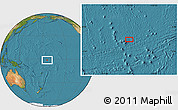 Satellite Location Map of the area around 1° 24' 2" S, 174° 10' 30" W