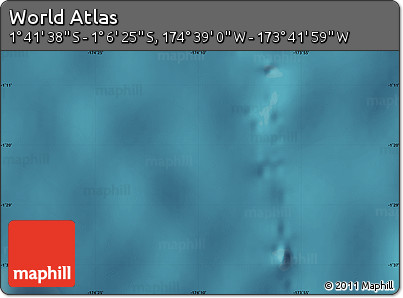 Satellite Map of the Area around 1° 24' 2" S, 174° 10' 30" W