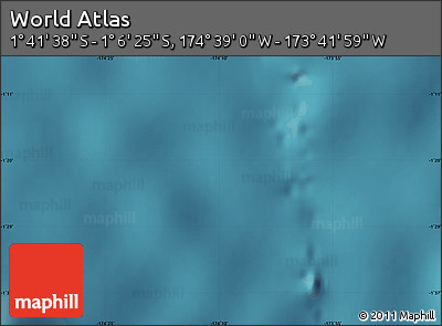 Satellite Map of the Area around 1° 24' 2" S, 174° 10' 30" W
