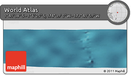 Satellite Panoramic Map of the Area around 1° 24' 2" S, 174° 10' 30" W