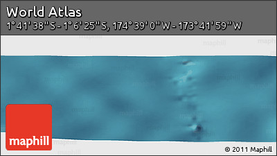 Satellite Panoramic Map of the Area around 1° 24' 2" S, 174° 10' 30" W