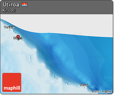Political 3D Map of Utiroa