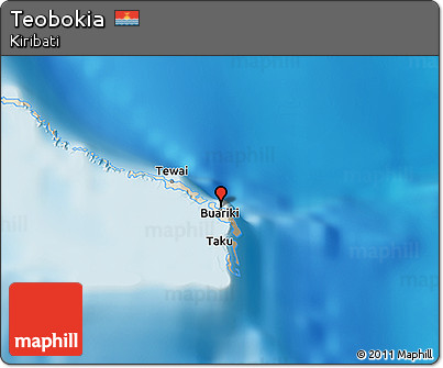 Shaded Relief 3D Map of Teobokia