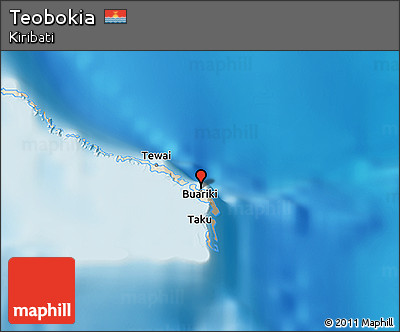 Shaded Relief 3D Map of Teobokia