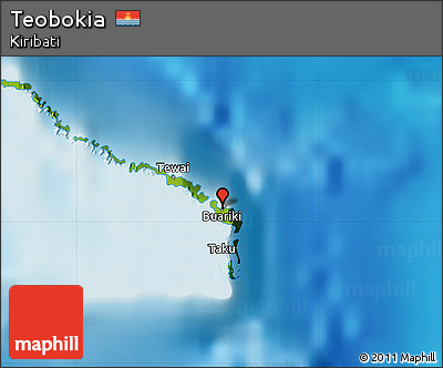 Physical Map of Teobokia