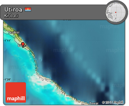 Satellite Map of Utiroa