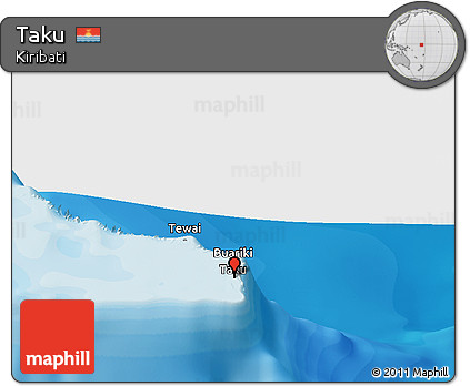 Political Panoramic Map of Taku