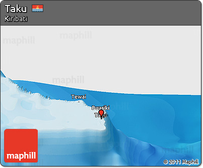 Political Panoramic Map of Taku
