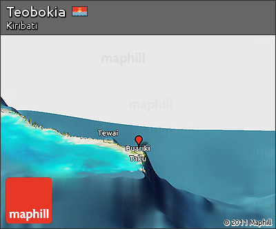 Satellite Panoramic Map of Teobokia