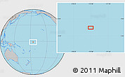 Gray Location Map of the area around 1° 24' 2" S, 175° 1' 30" W