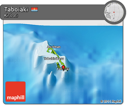 Physical 3D Map of Taboiaki