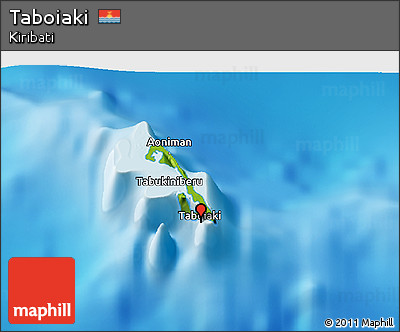 Physical 3D Map of Taboiaki