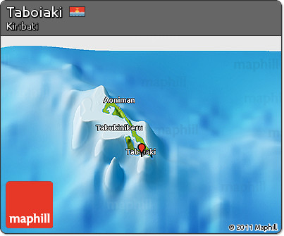 Physical 3D Map of Taboiaki