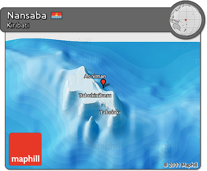 Political 3D Map of Nansaba
