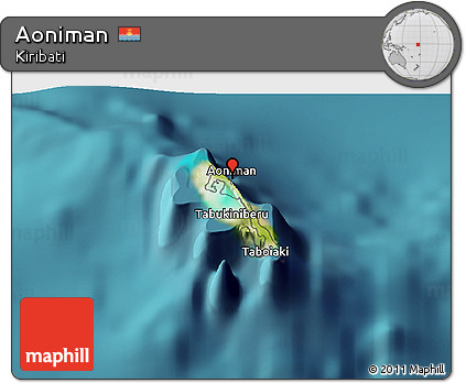Satellite 3D Map of Aoniman