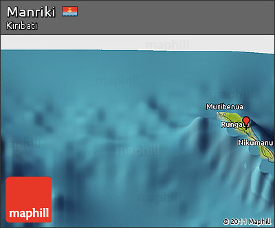 Satellite 3D Map of Manriki