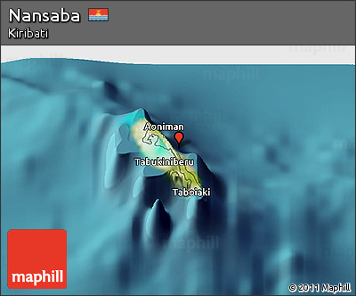 Satellite 3D Map of Nansaba