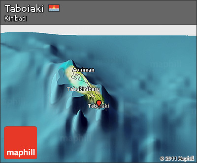 Satellite 3D Map of Taboiaki