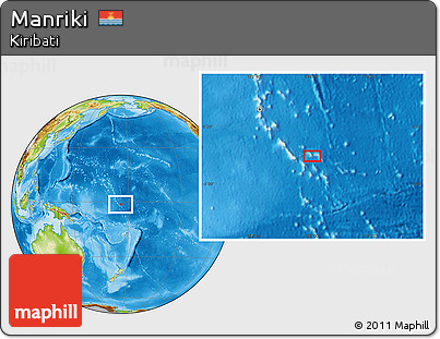 Physical Location Map of Manriki