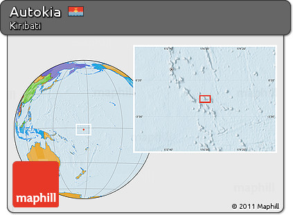 Political Location Map of Autokia