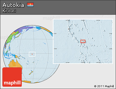 Political Location Map of Autokia