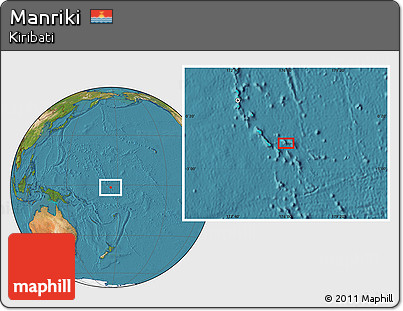Satellite Location Map of Manriki