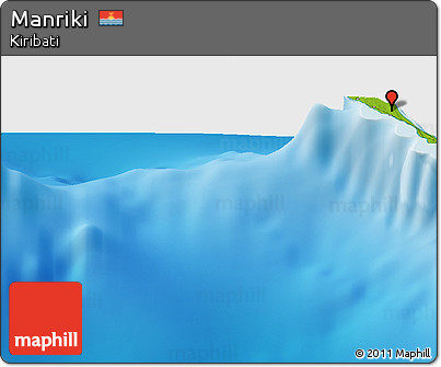 Physical Panoramic Map of Manriki