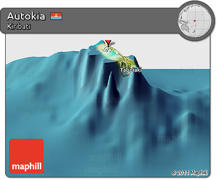 Satellite Panoramic Map of Autokia
