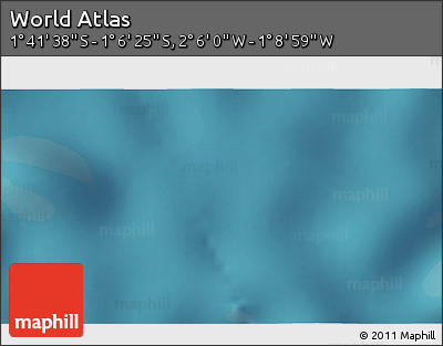 Satellite 3D Map of the Area around 1° 24' 2" S, 1° 37' 30" W