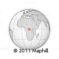 Outline Map of the Area around 1° 24' 2" S, 22° 10' 29" E, rectangular outline