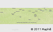 Physical Panoramic Map of the area around 1° 24' 2" S, 23° 1' 29" E