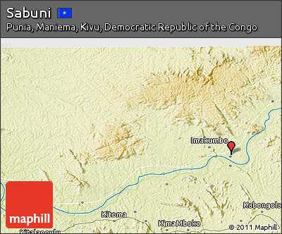 Physical 3D Map of Sabuni