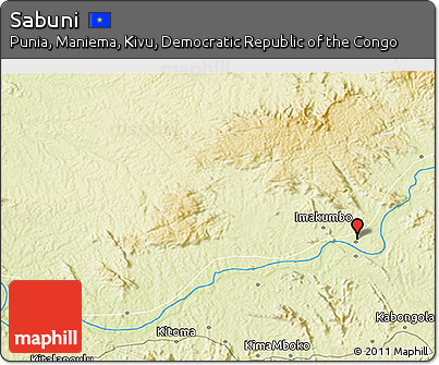 Physical 3D Map of Sabuni