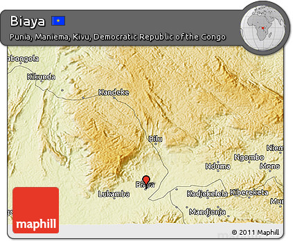Physical 3D Map of Biaya