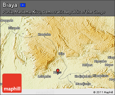 Physical 3D Map of Biaya