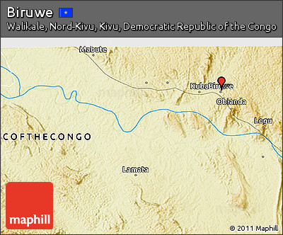 Physical 3D Map of Biruwe