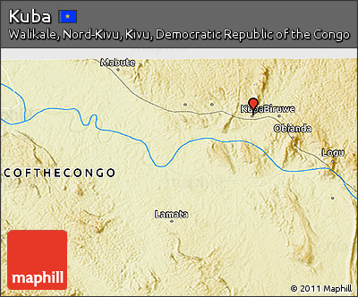 Physical 3D Map of Kuba
