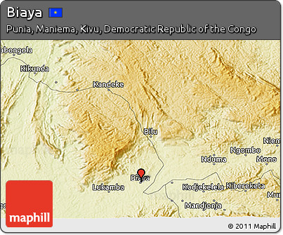 Physical 3D Map of Biaya