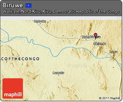 Physical 3D Map of Biruwe